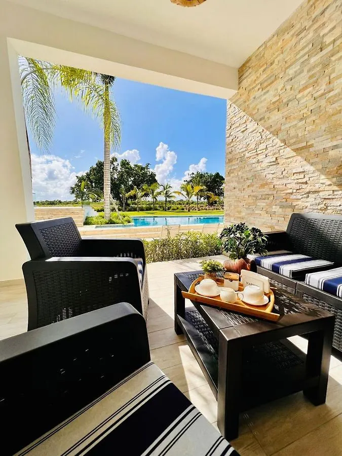 Relax Apto Pool And Golf View In Hard Rock Golf Пунта-Кана Апартаменты